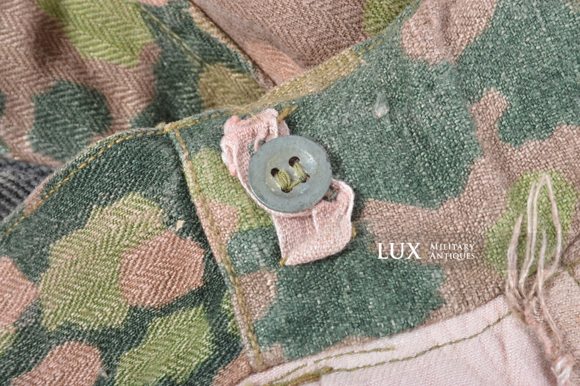 Rare Waffen-SS dot pattern Drillich camouflage panzer trousers - photo 29