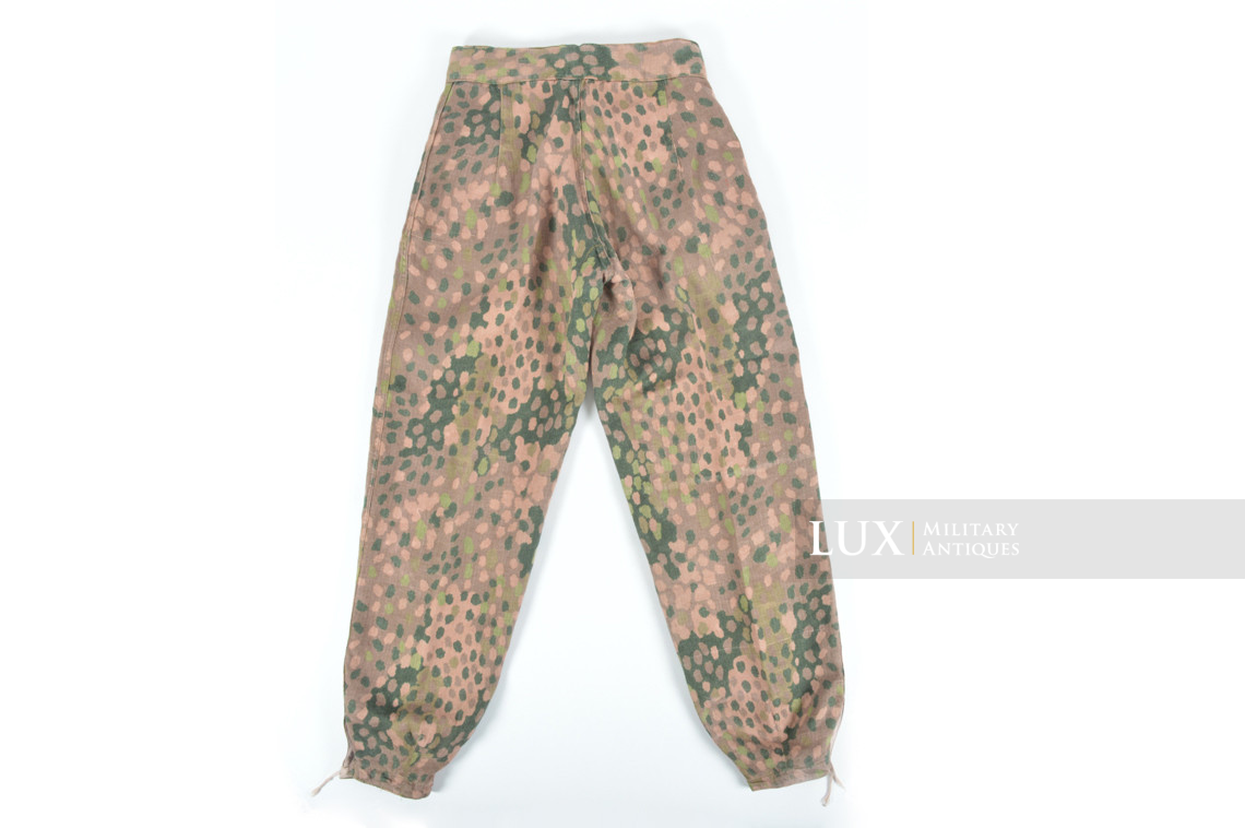 Rare pantalon Waffen-SS Panzer en camouflage petit pois - photo 32