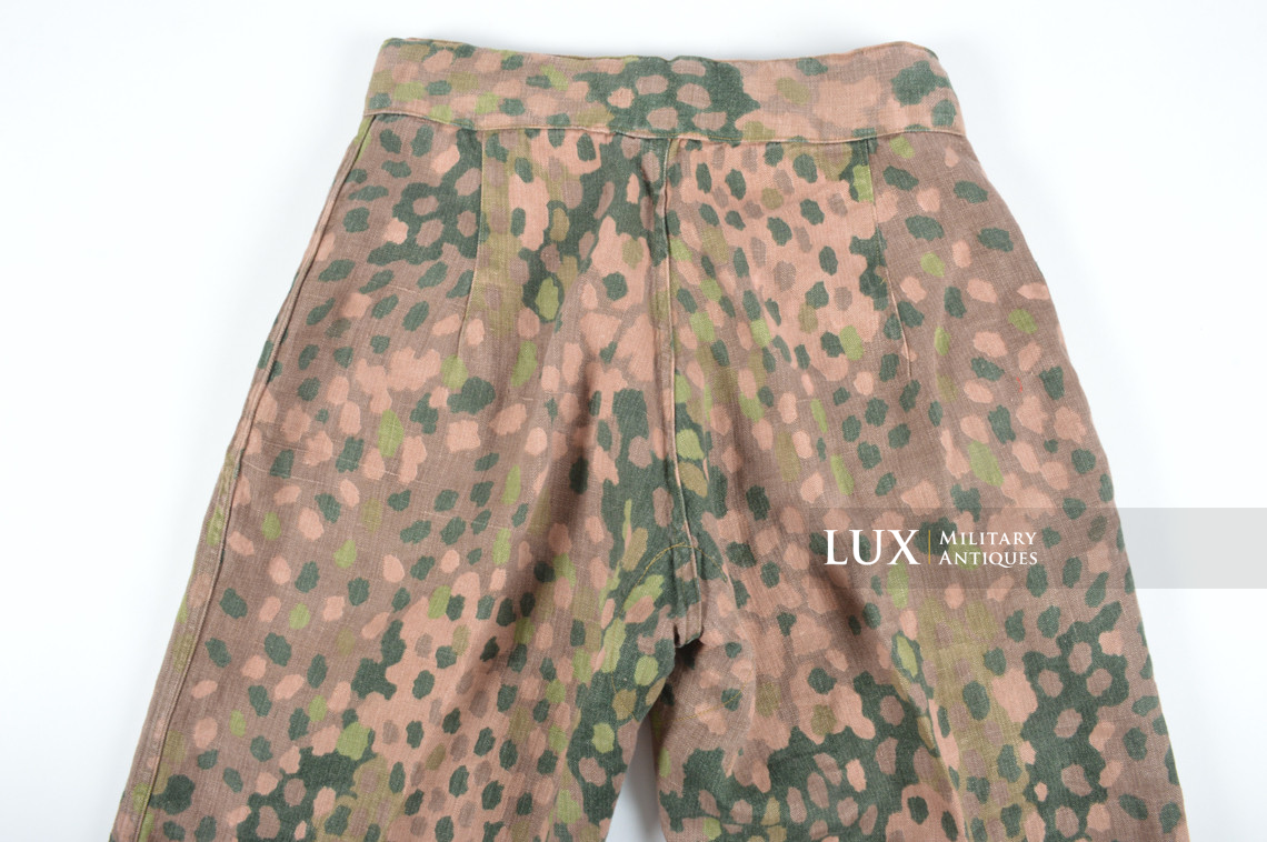 Rare pantalon Waffen-SS Panzer en camouflage petit pois - photo 33