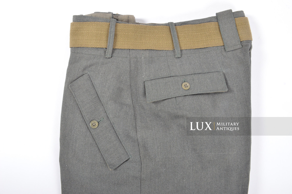 Unissued Heer / Waffen-SS M44 combat trousers, « gabardine » - photo 8