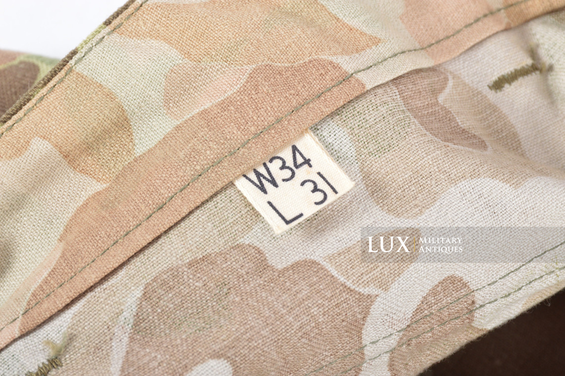 Unissued US Army issued « HBT » camouflage combat trousers, « 34x31 » - photo 19