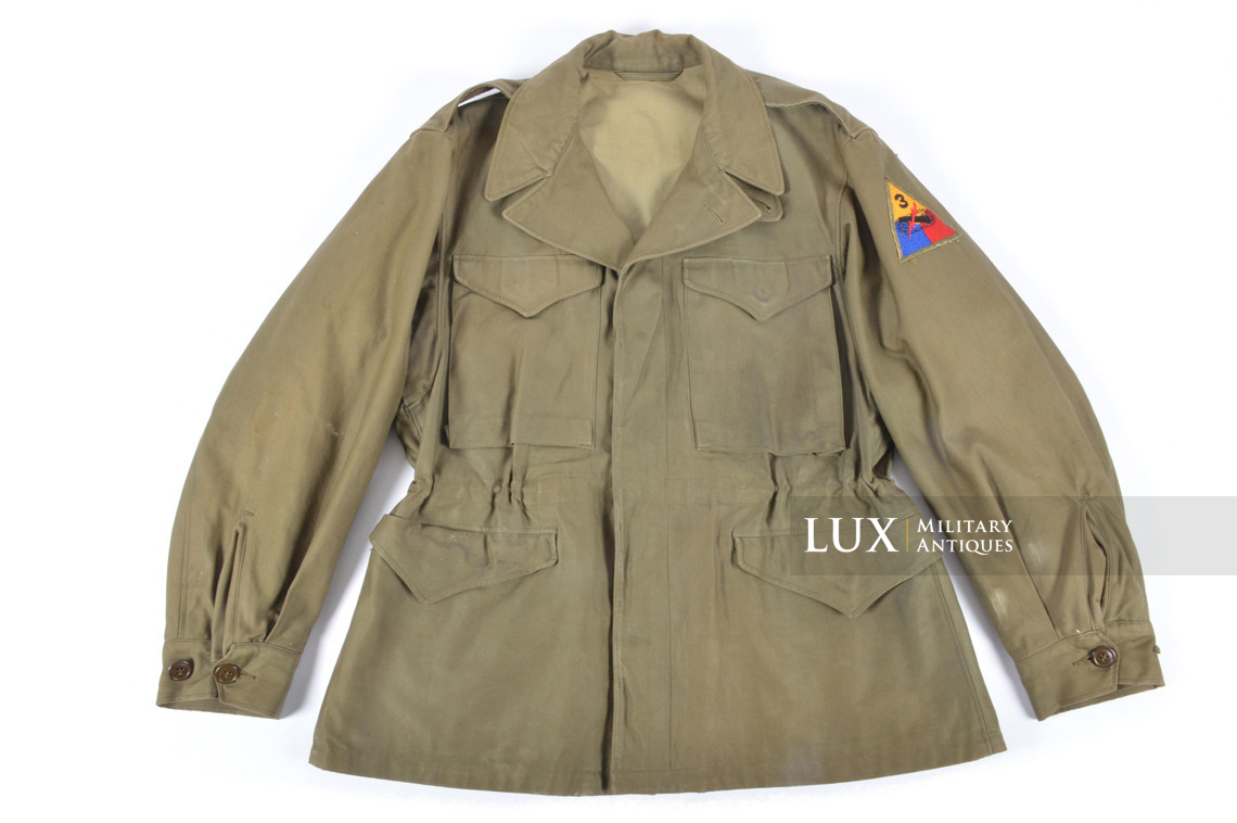 US M43 Field Jacket, 1st pattern, « 3rd Armored Division » - photo 4