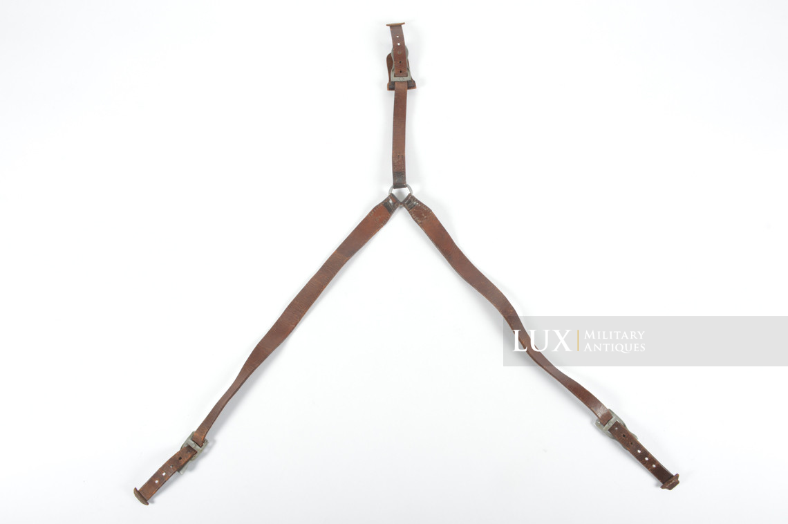 Brelage Luftwaffe précoce en cuir brun chocolat, « 1938 » - photo 11