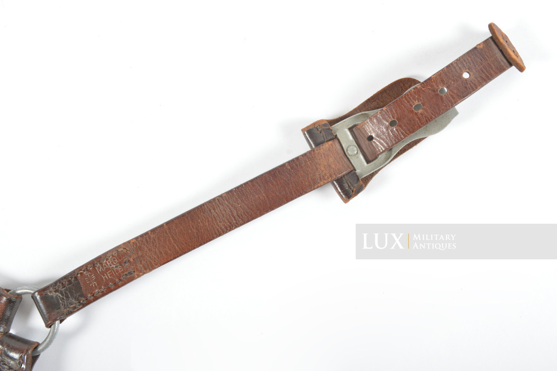 Brelage Luftwaffe précoce en cuir brun chocolat, « 1938 » - photo 15