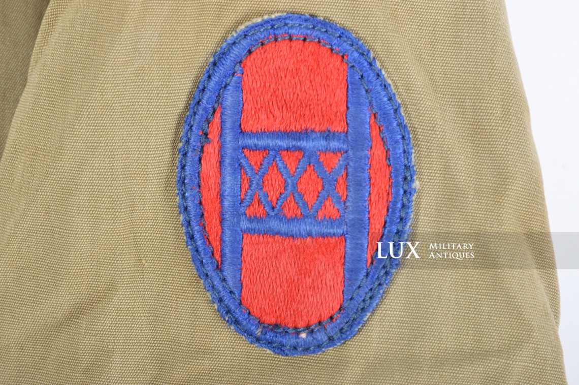 US M38 Parsons field jacket, « 30th ID » - photo 12