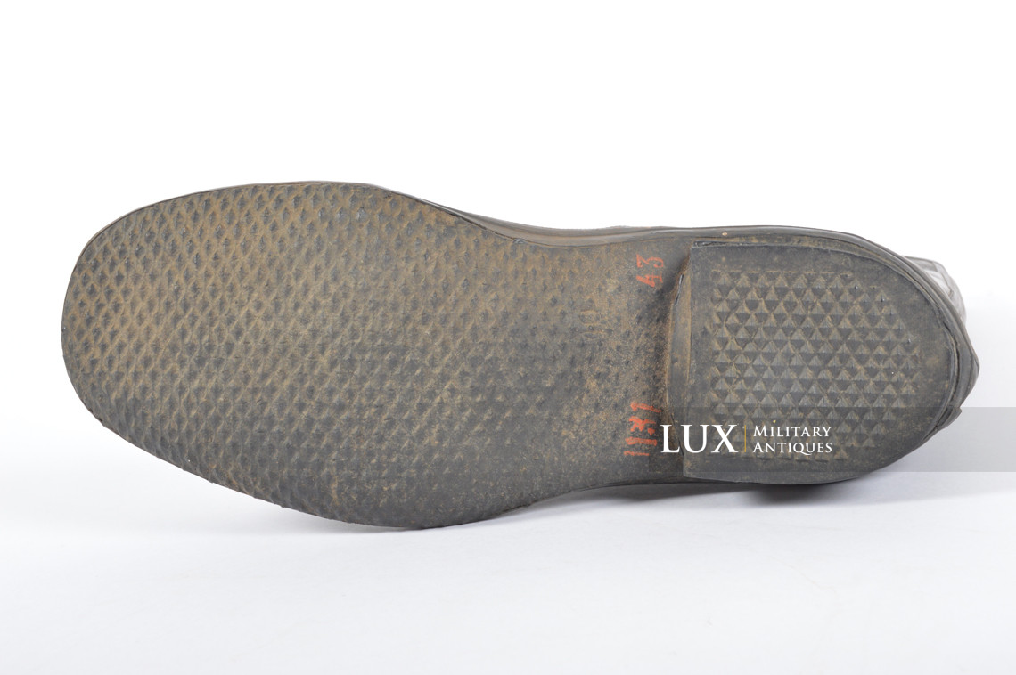 German rubber boots, « 1944 » - Lux Military Antiques - photo 15