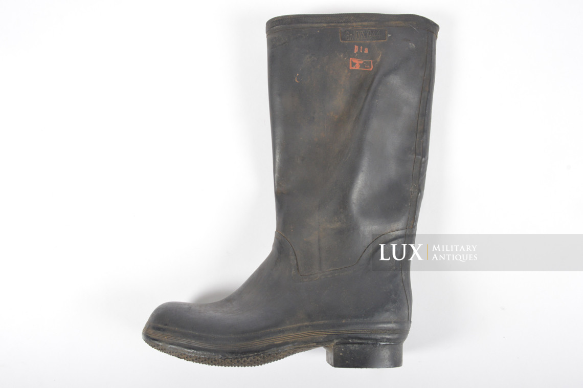 Bottes allemandes en caoutchouc, « 1944 » - photo 17