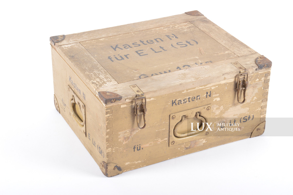 Late-war German issued field lantern storage case set, « Einheitslaterne 42 » - photo 7