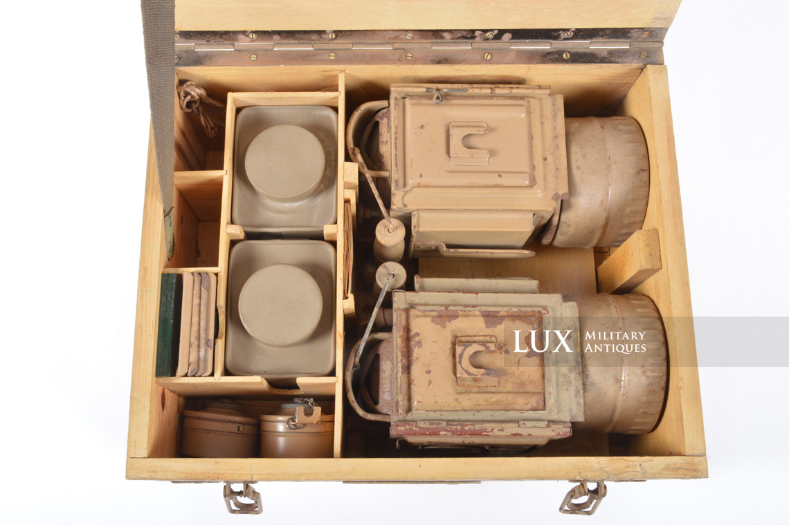 Late-war German issued field lantern storage case set, « Einheitslaterne 42 » - photo 19