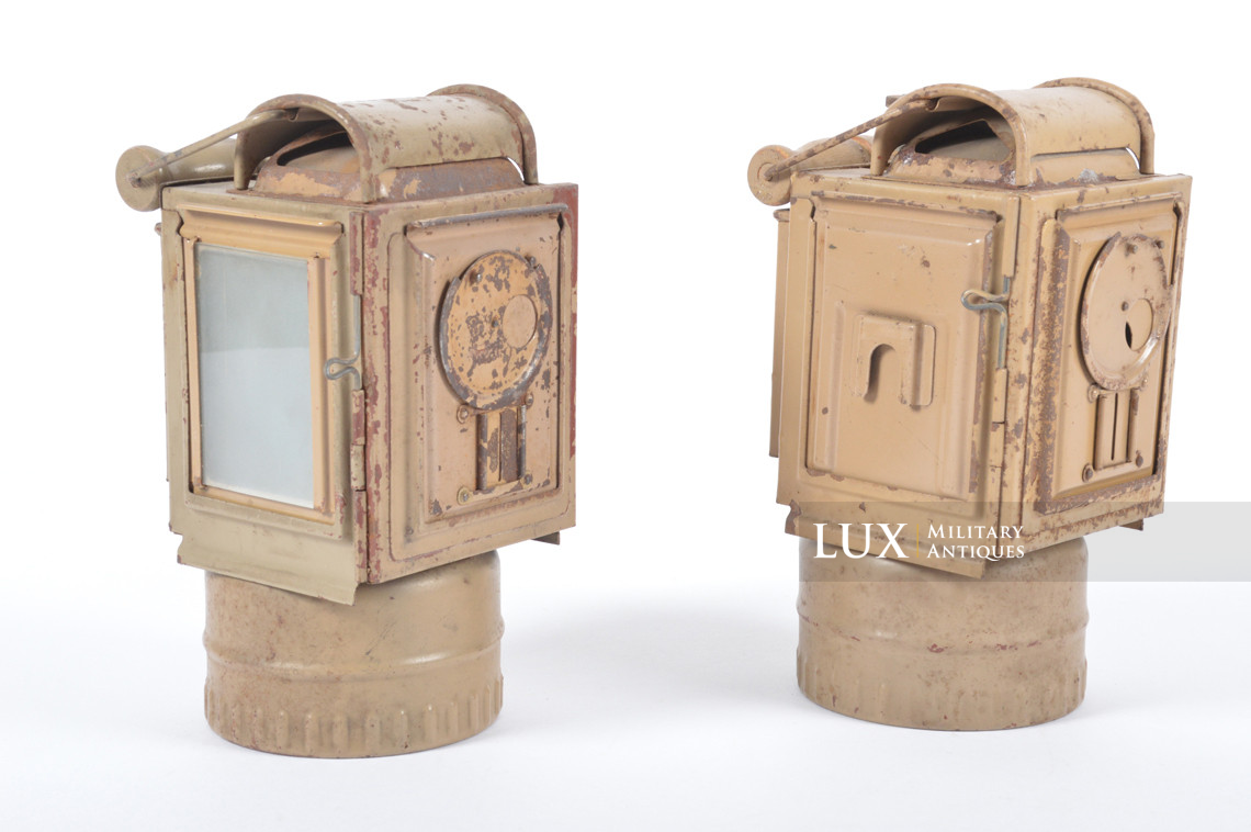 Late-war German issued field lantern storage case set, « Einheitslaterne 42 » - photo 39