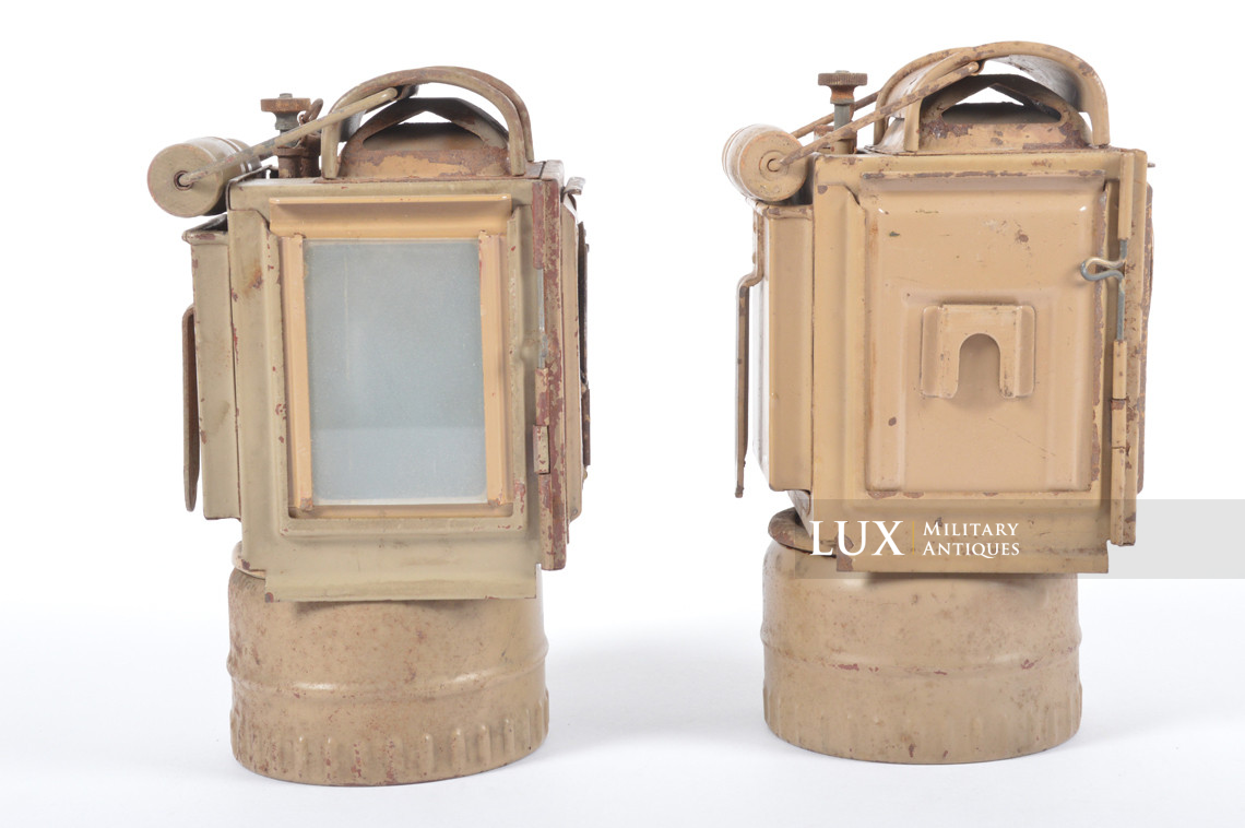 Late-war German issued field lantern storage case set, « Einheitslaterne 42 » - photo 40