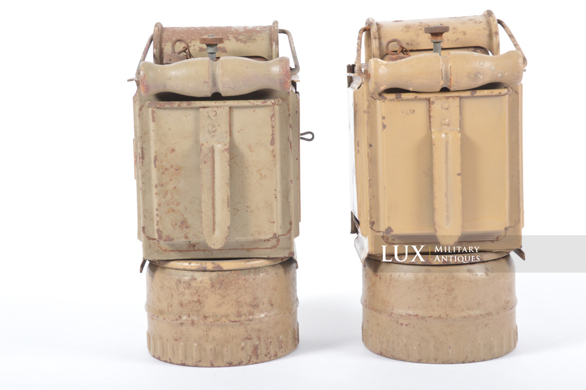 Late-war German issued field lantern storage case set, « Einheitslaterne 42 » - photo 41