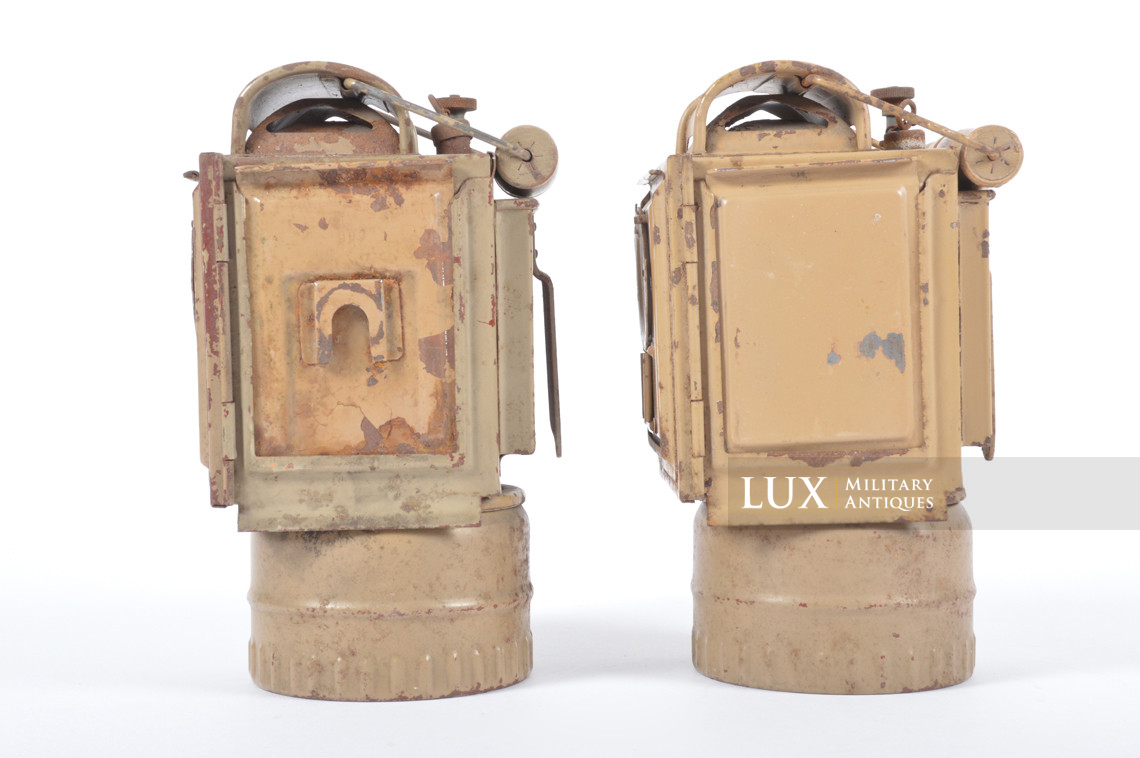 Late-war German issued field lantern storage case set, « Einheitslaterne 42 » - photo 44