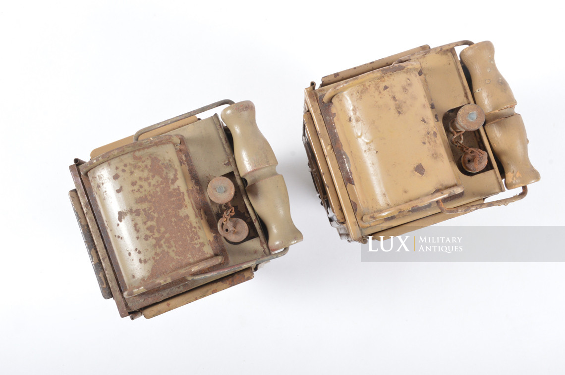 Late-war German issued field lantern storage case set, « Einheitslaterne 42 » - photo 46