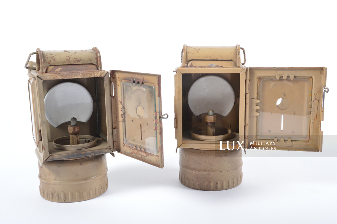 Late-war German issued field lantern storage case set, « Einheitslaterne 42 » - photo 50