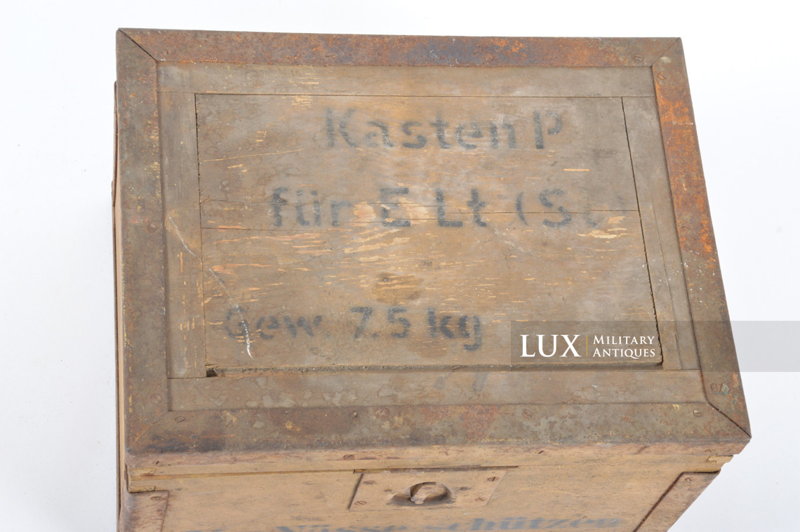 German issued field lantern storage case set, « Einheitslaterne 42 » - photo 9