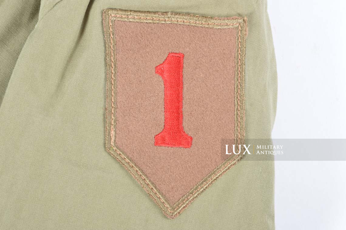 Blouson de combat US M41, 1st Infantry Division « Big Red One » - photo 11