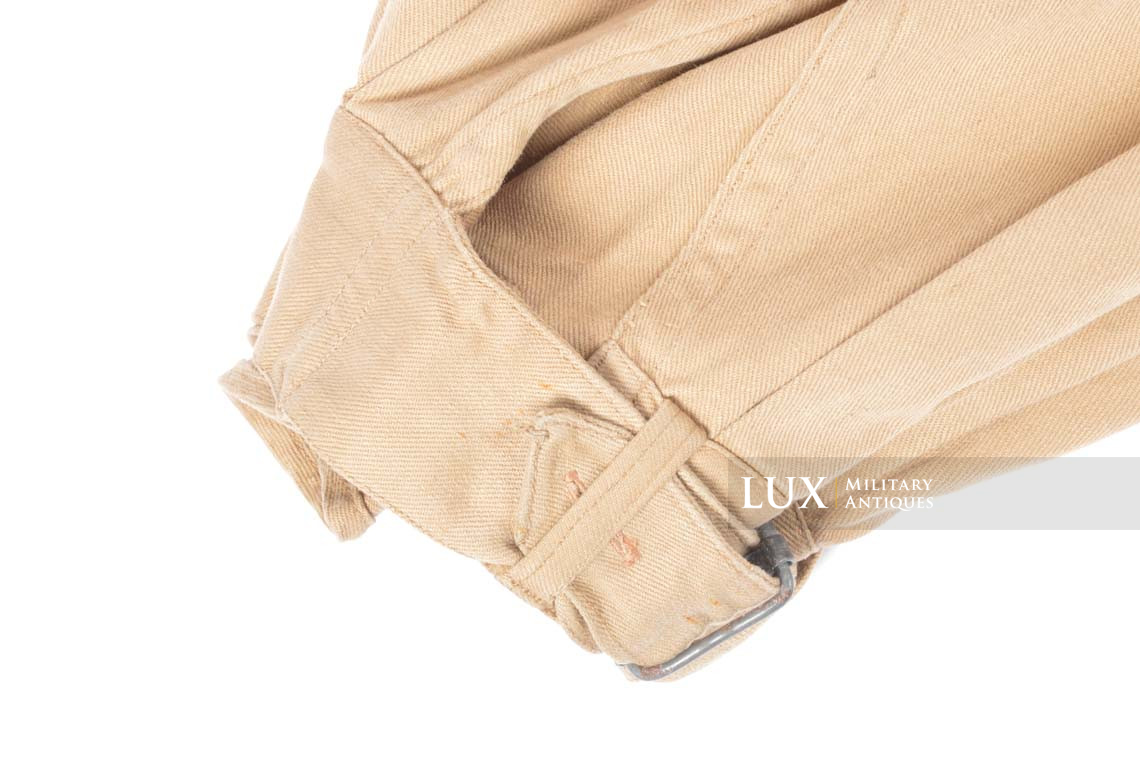 Pantalon tropical Luftwaffe fin de guerre, « RAMCKE » - photo 12
