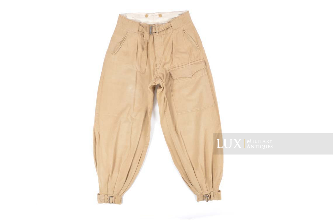 Pantalon tropical Luftwaffe fin de guerre, « RAMCKE » - photo 14