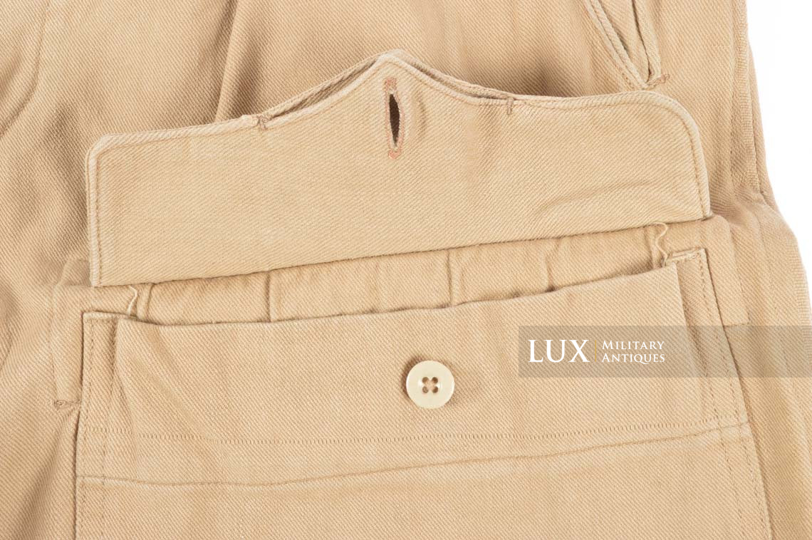 Pantalon tropical Luftwaffe fin de guerre, « RAMCKE » - photo 17