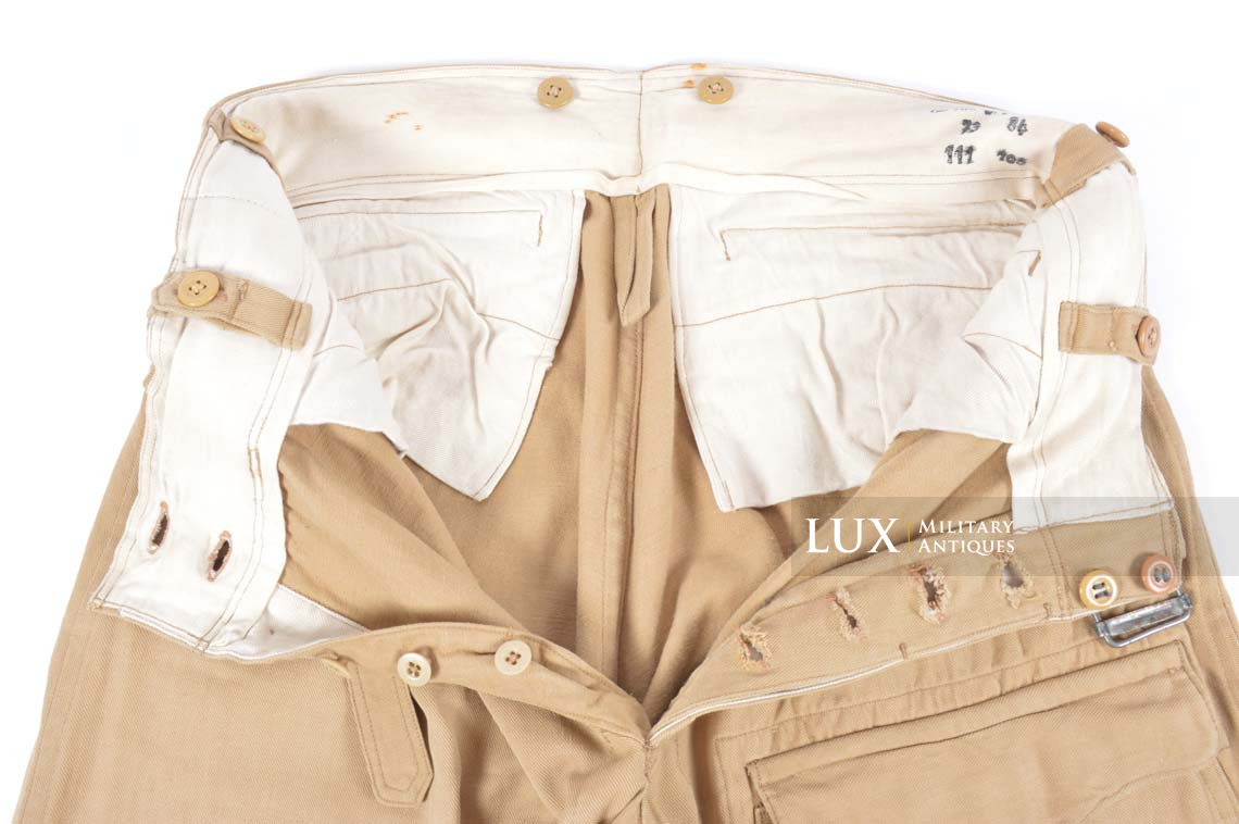 Pantalon tropical Luftwaffe fin de guerre, « RAMCKE » - photo 22