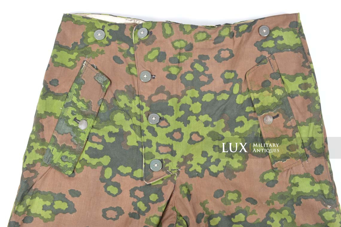 Pantalon Waffen-SS réversible printemps / hiver camouflage feuille de chêne - photo 14