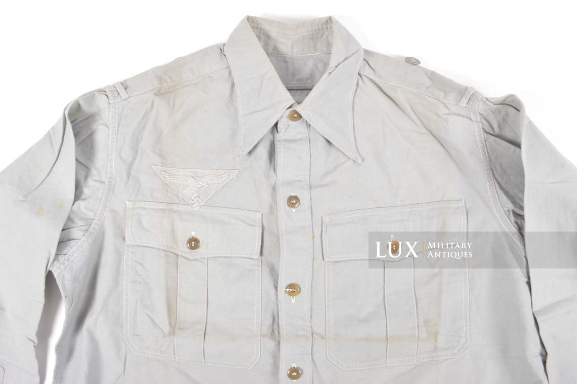 Luftwaffe issue light blue shirt - Lux Military Antiques - photo 7