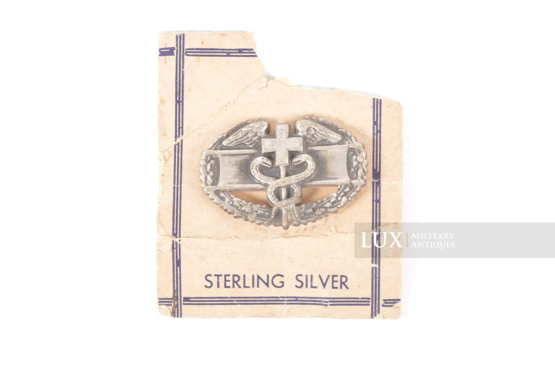 US Combat Medic Badge, « Sterling » - photo 4