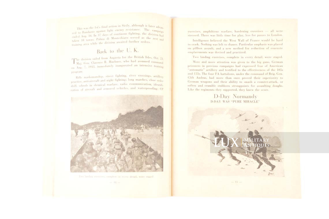 Livrets historiques 1ère division d’infanterie US, « BIG RED ONE » - photo 12