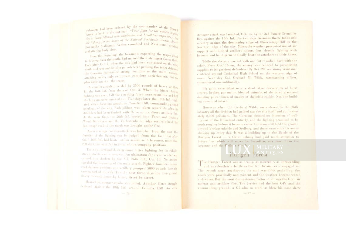Livrets historiques 1ère division d’infanterie US, « BIG RED ONE » - photo 13