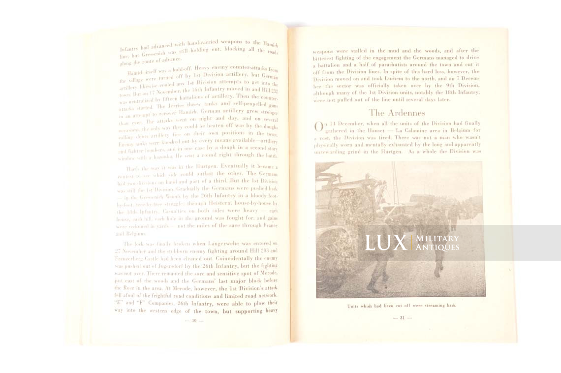 Livrets historiques 1ère division d’infanterie US, « BIG RED ONE » - photo 14
