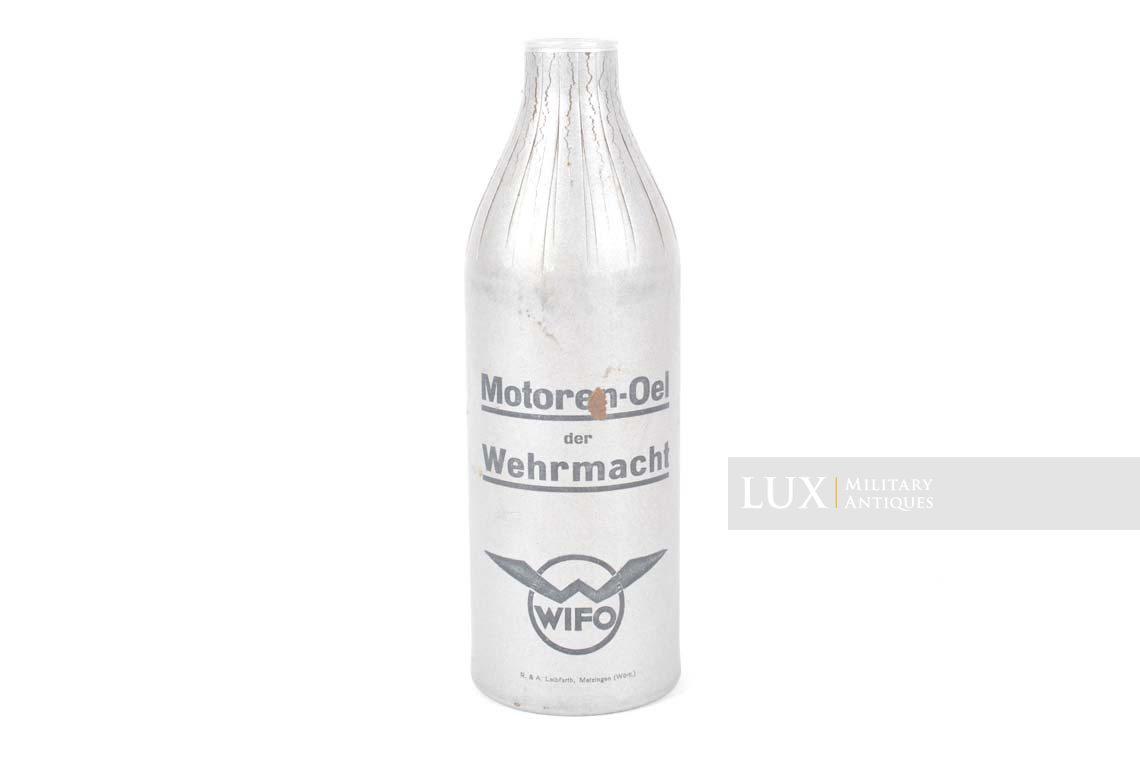 Unopened and complete Wehrmacht vehicle motor oil can, « WiFo » - photo 4