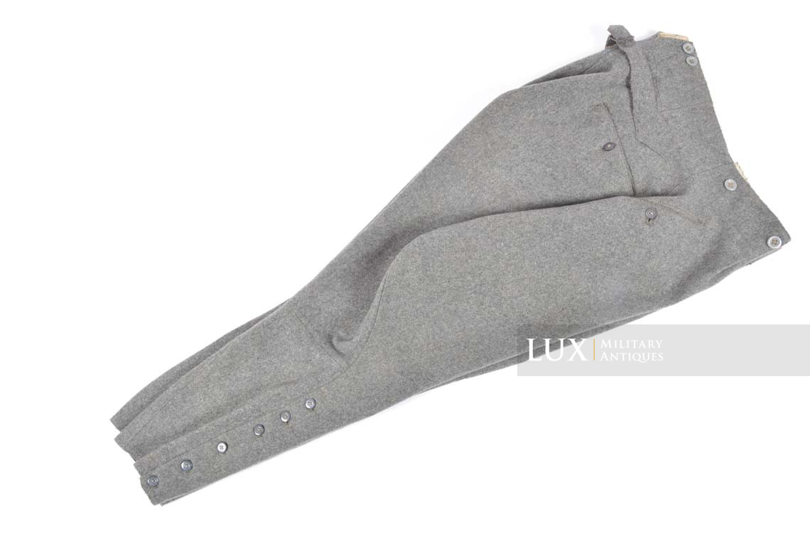 Early-war Heer NCO / Officer breeches in stone gray wool, « 1939 » - photo 23