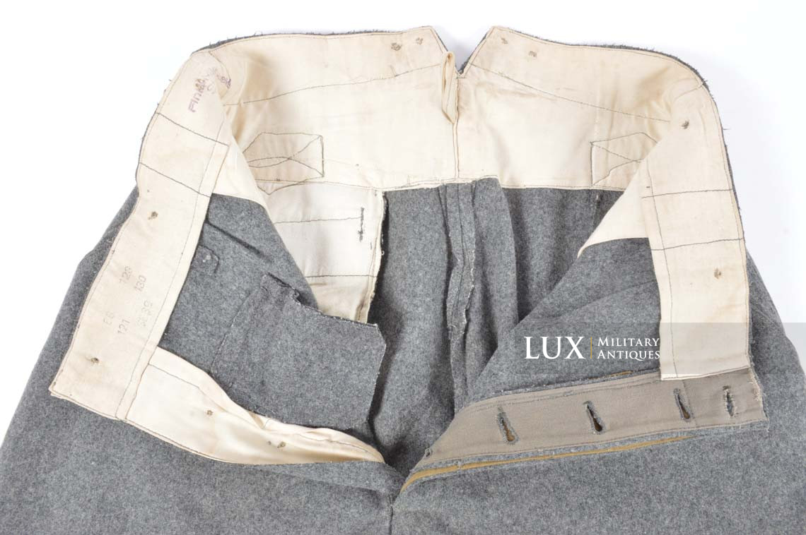 Early-war Heer NCO / Officer breeches in stone gray wool, « 1939 » - photo 13