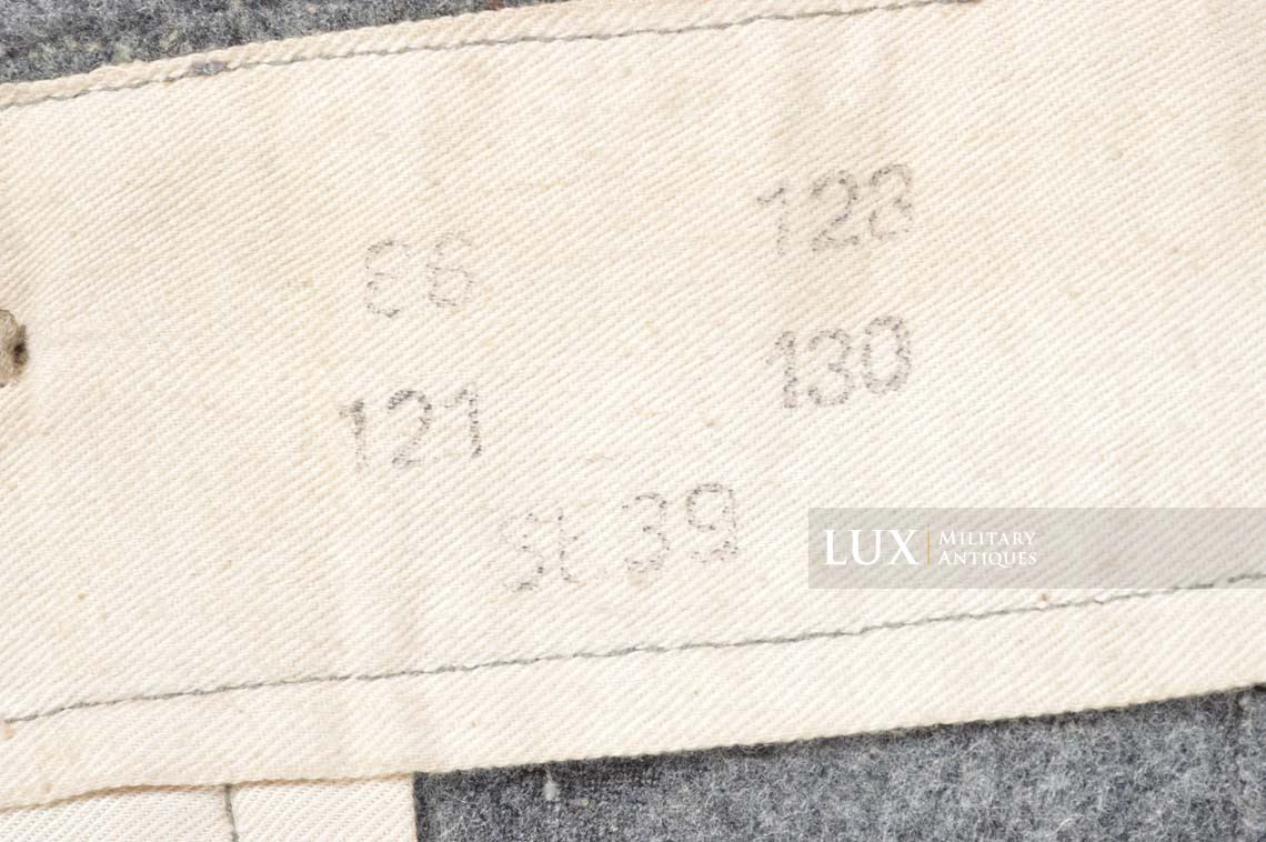 Early-war Heer NCO / Officer breeches in stone gray wool, « 1939 » - photo 14