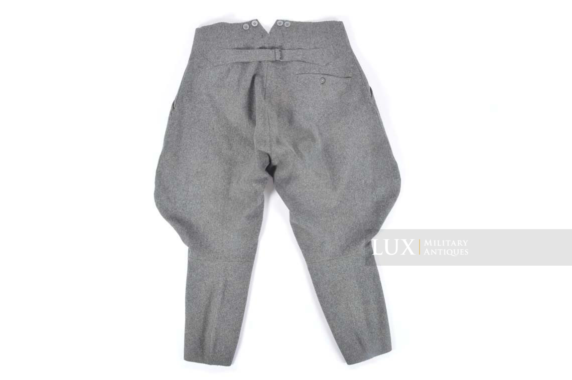 Early-war Heer NCO / Officer breeches in stone gray wool, « 1939 » - photo 16