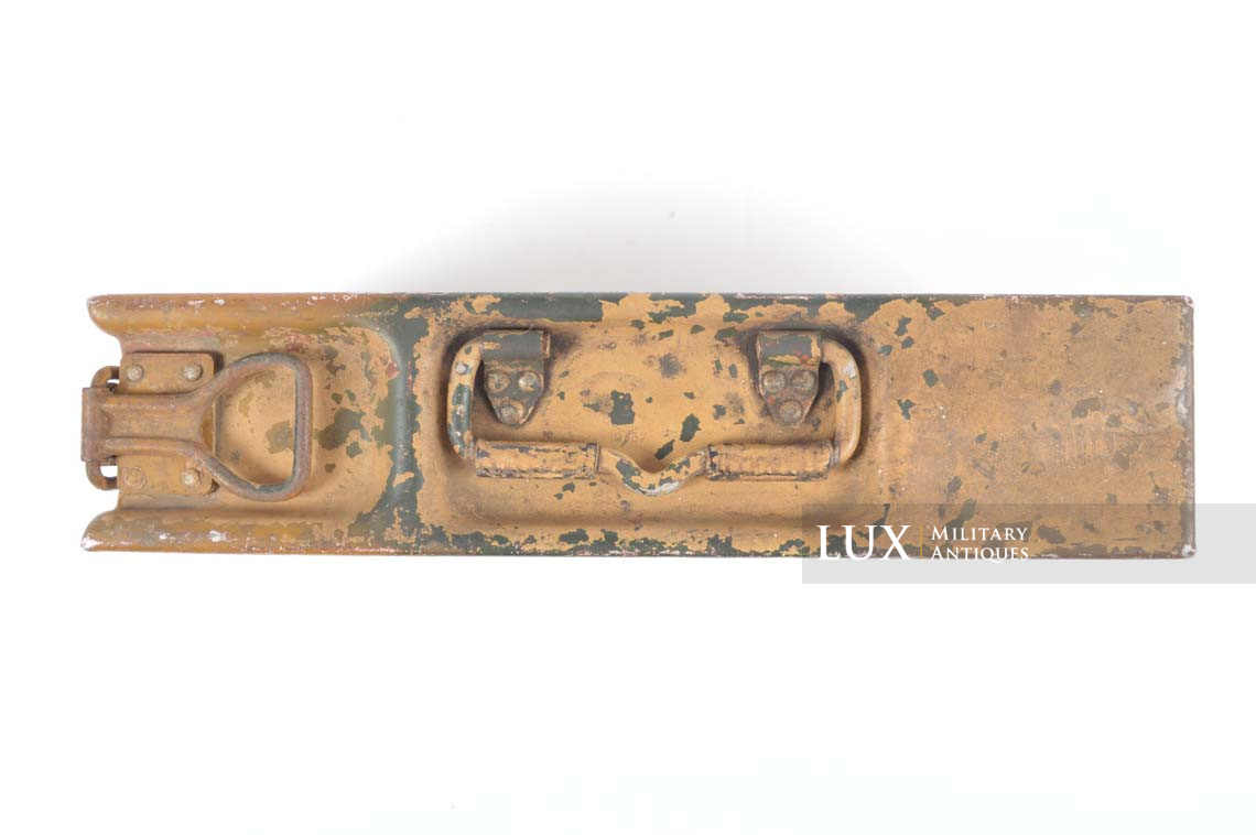 Caisse à munitions allemande MG34/42 précoce camouflée sable, « DAK » - photo 13