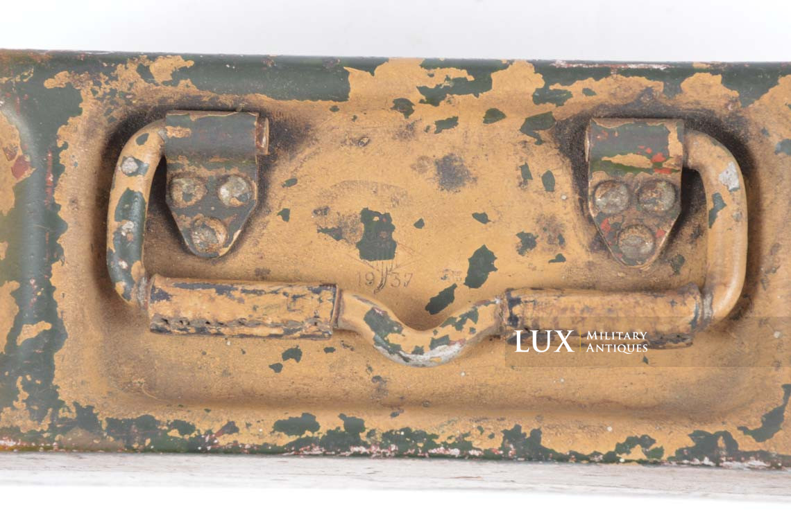 Caisse à munitions allemande MG34/42 précoce camouflée sable, « DAK » - photo 16