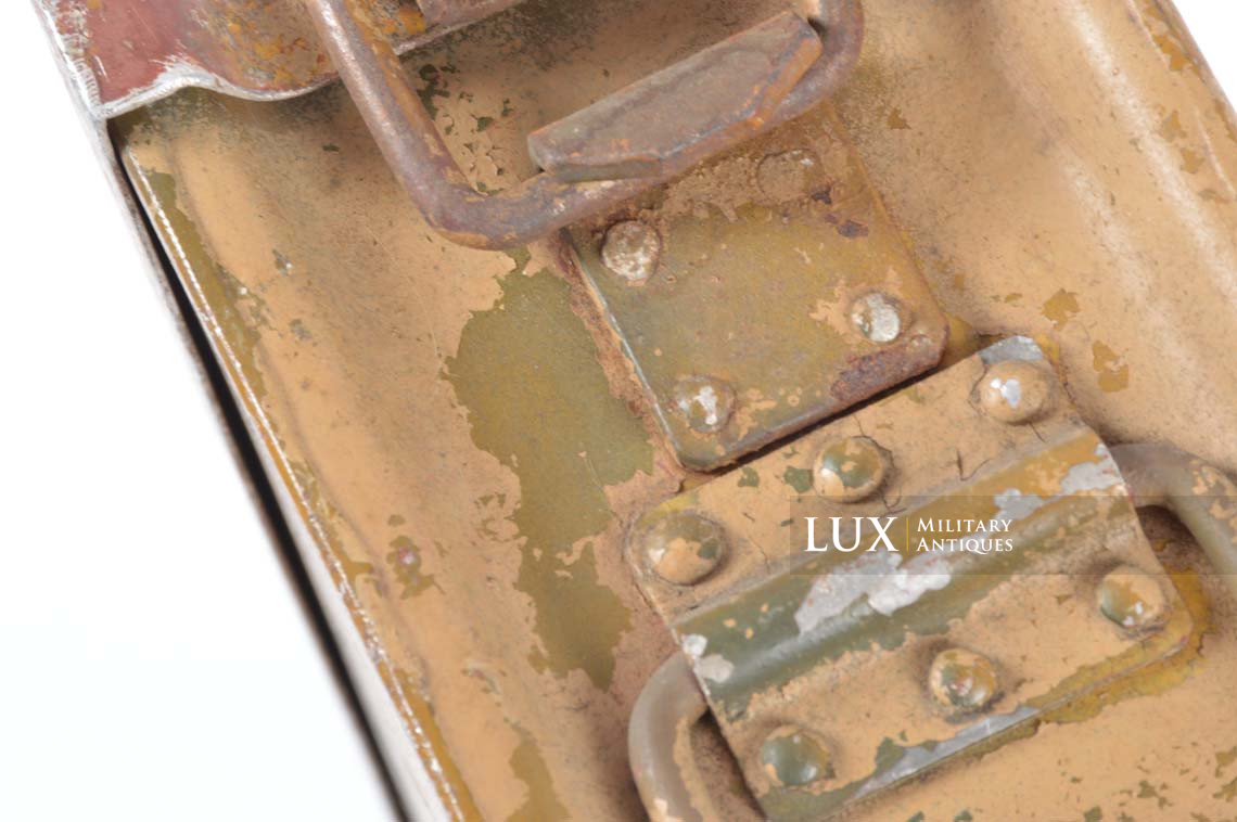 Caisse à munitions allemande MG34/42 précoce camouflée sable, « DAK » - photo 26