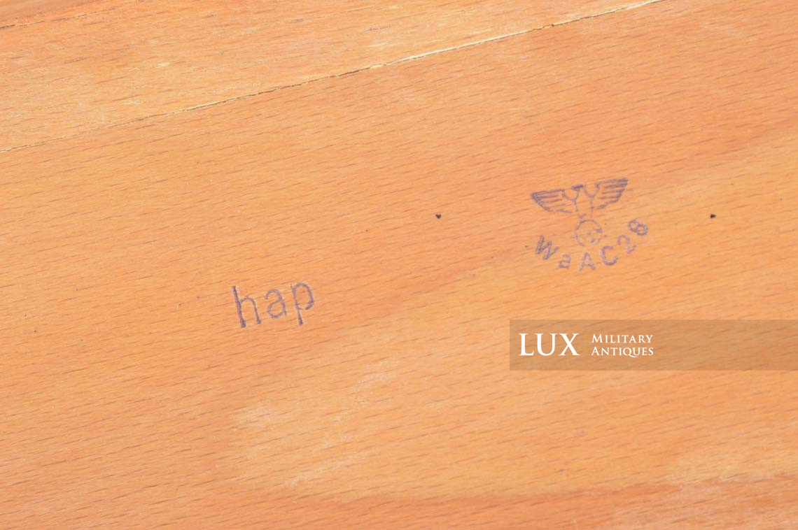 Porte carte en bois allemand d’artillerie, « hap » - photo 14