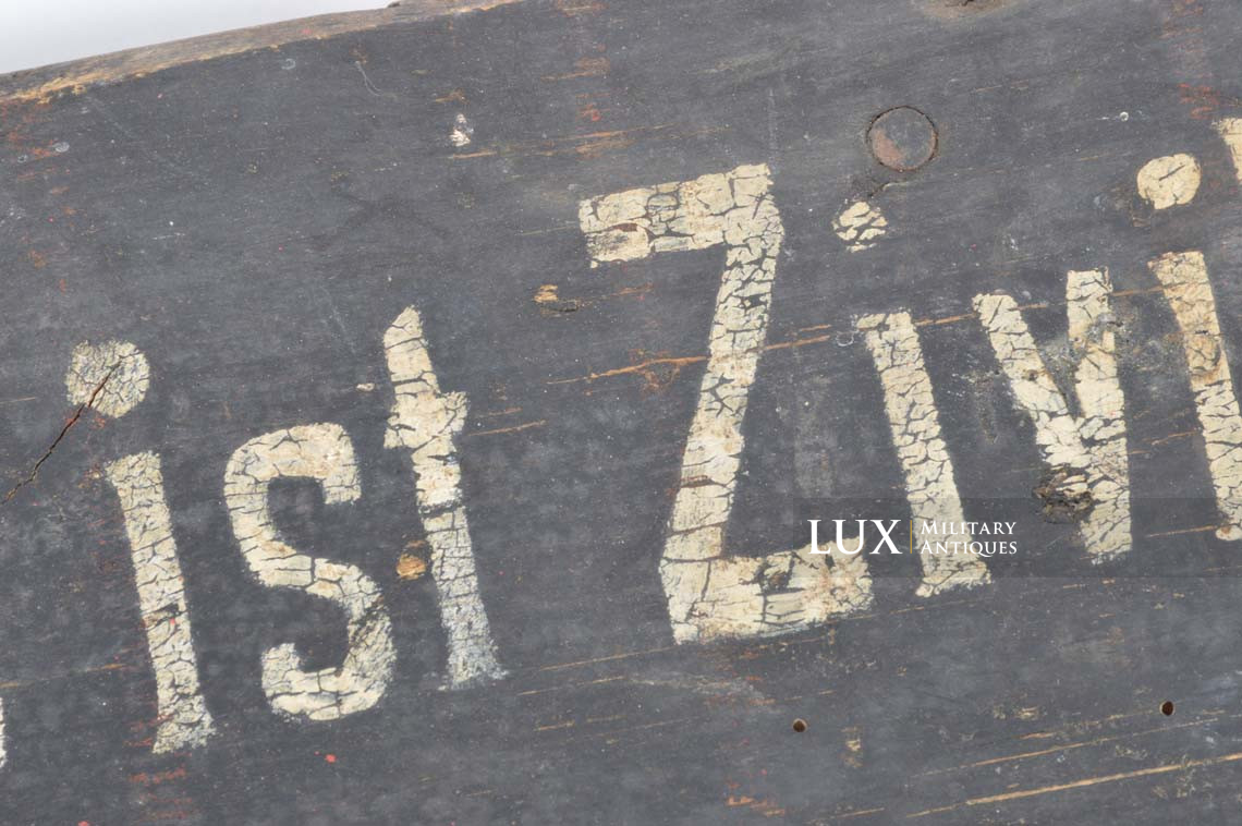 German restricted personnel sign for military secured camp - photo 9