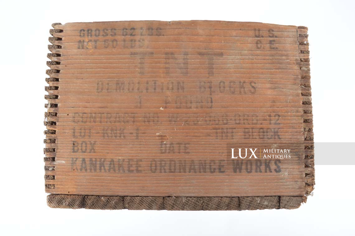 Rare US TNT demolition storage box, « kankakee ordnance works » - photo 12