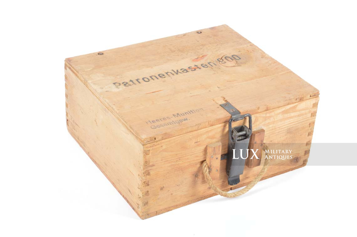 Late-war German wooden ammunition case for k98 / MP44, « Patronenkasten 900 » - photo 4