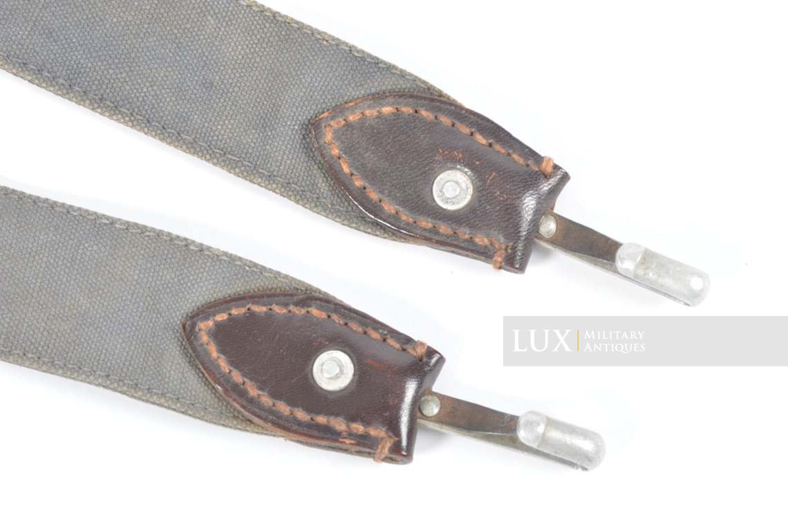 Early Luftwaffe bread bag carrying strap, named, unit marked, « L.B.A.B.38 » - photo 13