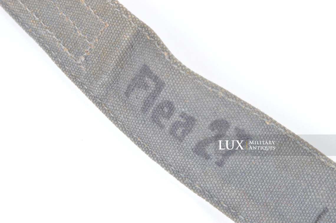 Early Luftwaffe bread bag carrying strap, named, unit marked, « L.B.A.B.38 » - photo 10