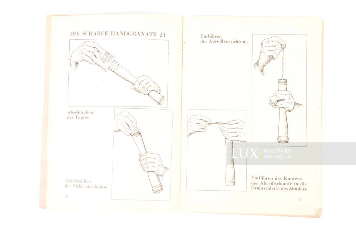 German hand grenades training booklet, « Die Handgranate 24 » - photo 9