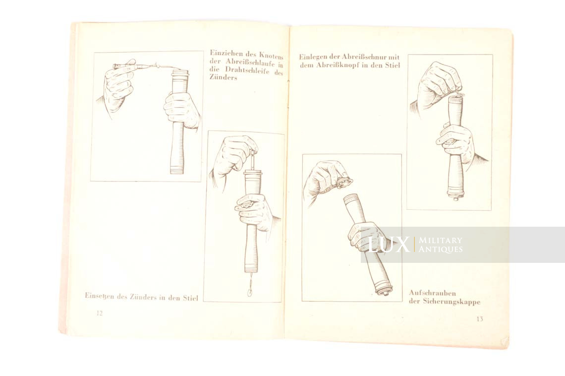 German hand grenades training booklet, « Die Handgranate 24 » - photo 10