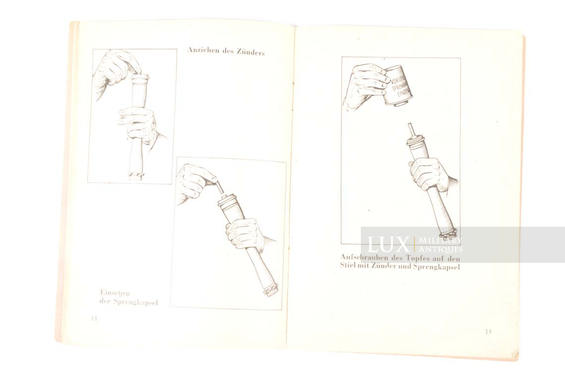 German hand grenades training booklet, « Die Handgranate 24 » - photo 11
