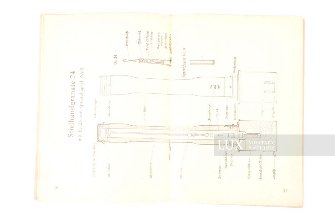 German hand grenades training booklet, « Die Handgranate 24 » - photo 12