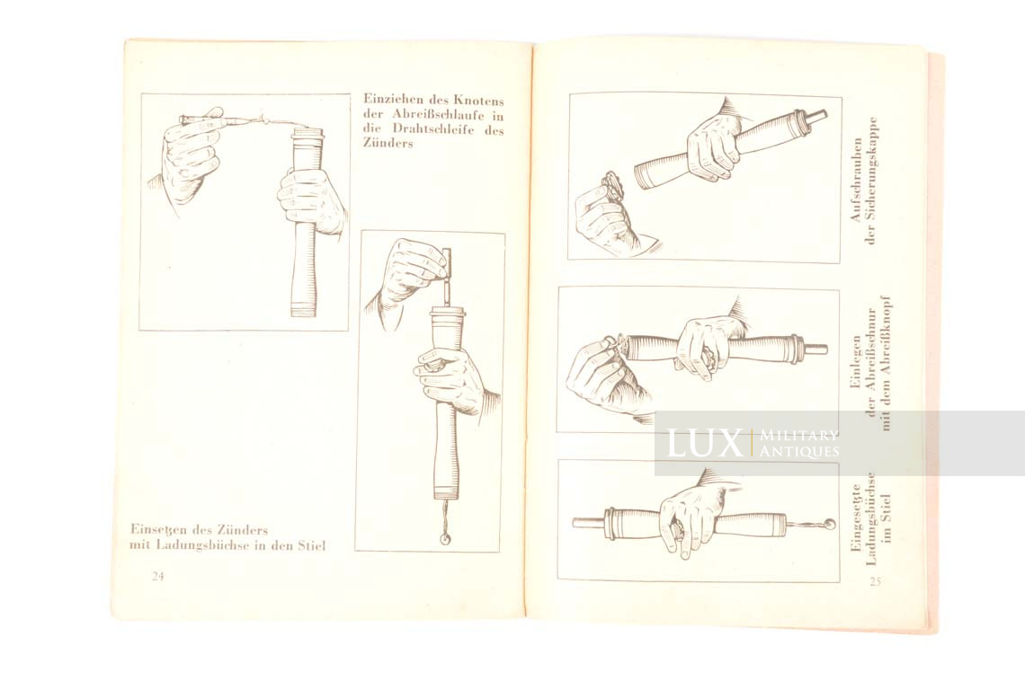 German hand grenades training booklet, « Die Handgranate 24 » - photo 13